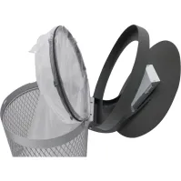 Corbeille Marseille circulaire 90L avec toit