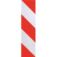 Autocollant fluorescent droit pour poubelle plastique