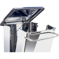 Containeur mobile a pédale à porte amovible 110 litres