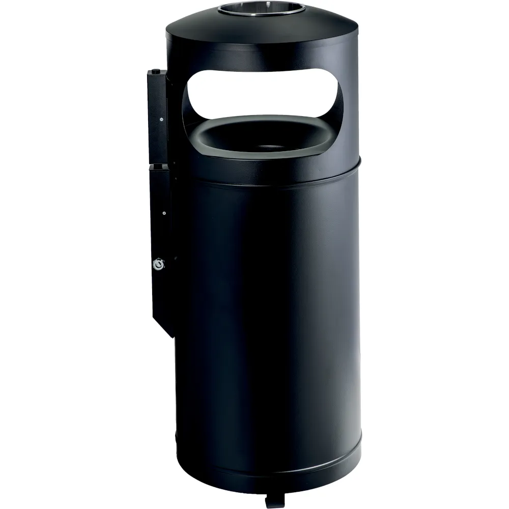 Corbeille cendrier Grisu city moderne pour espaces publics urbains Corbeille cendrier Grisu city moderne pour espaces publics urbains