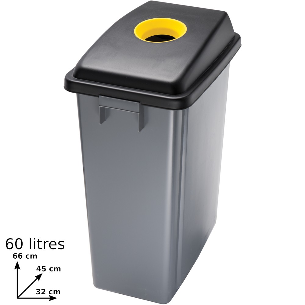 Poubelle sur roues, 60 litres