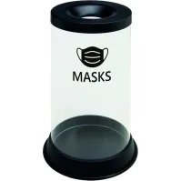 Poubelle transparente