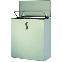 Petite poubelle sanitaire 10 litres blanche