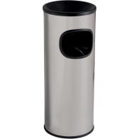 Cendrier corbeille à poser 22 litres inox