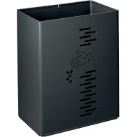 Corbeille rectangulaire murale de parcs et rues 24 litres