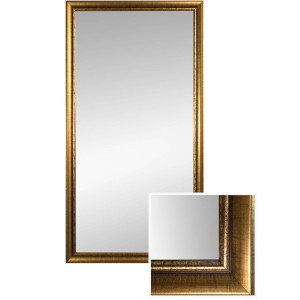 Joli miroir avec encadrement bois