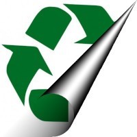 Adhésifs recyclage pour poubelles et containeur